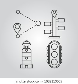 Navigation icons set