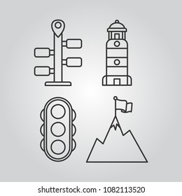 Navigation icons set