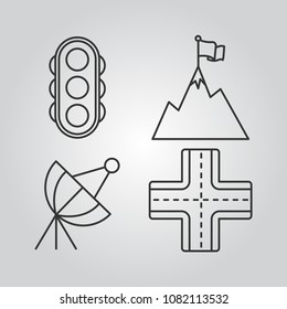 Navigation icons set