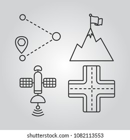 Navigation icons set