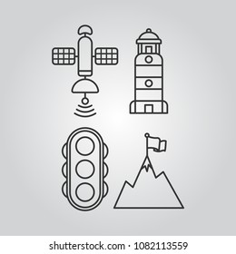 Navigation icons set