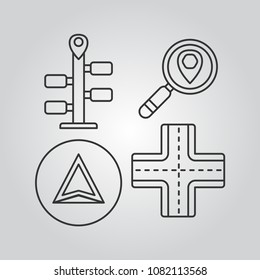 Navigation icons set