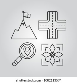 Navigation icons set