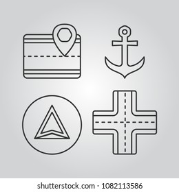 Navigation icons set