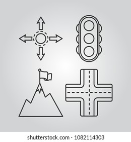 Navigation icons set