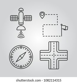 Navigation icons set
