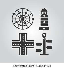 Navigation icons set