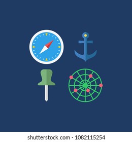 Navigation icons set