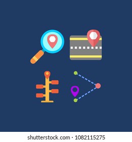 Navigation icons set