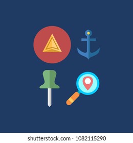 Navigation icons set