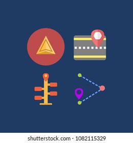 Navigation icons set