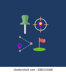 Navigation icons set