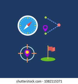 Navigation icons set