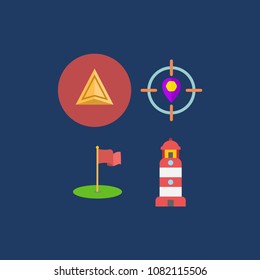 Navigation icons set