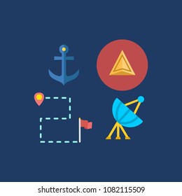 Navigation icons set