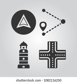 Navigation icons set