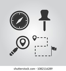 Navigation icons set