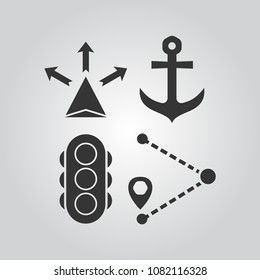 Navigation icons set