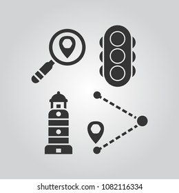 Navigation icons set