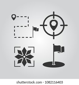 Navigation icons set