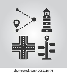 Navigation icons set