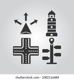 Navigation icons set