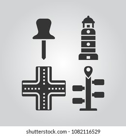 Navigation icons set
