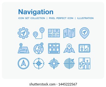Navigation
Icons Set. UI Pixel Perfect Well-crafted Vector Thin Line Icons. The illustrations are a vector.