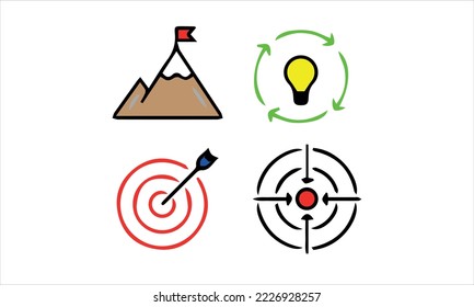 Navigation icons set vector pakcet