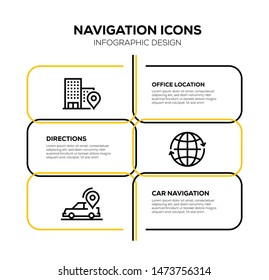 NAVIGATION AND ILLUSTRATION ICON CONCEPT