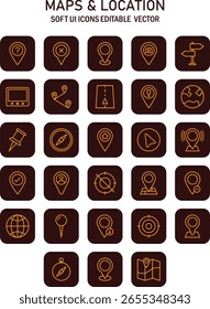 Navigation interface elements for web and app development enhancing user location experiences and seamless journeys