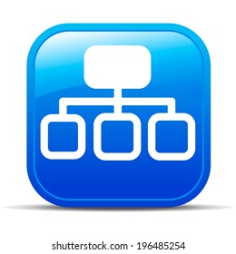 Navigation Internet button Icon - Network Site Map