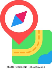 Línea de navegación Vector Diseño de iconos