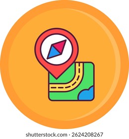 Línea de navegación Vector Diseño de iconos
