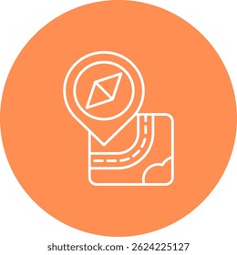 Línea de navegación Vector Diseño de iconos