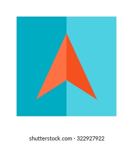 Navigation, location, gps icon vector image. Can also be used for business, finance, technology, economics and accounting. Suitable for web apps, mobile apps and print media.