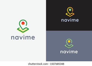 Navigation logo with different options color