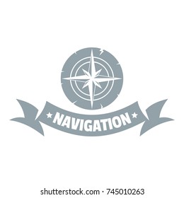 Navigation logo. Simple illustration of navigation vector logo for web