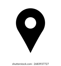 Navigation Maps Solid Icon Symbol
