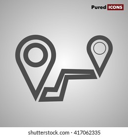 Navigation marks icon