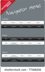 Navigation menus - Pathmaster series
