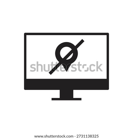 Navigation off status on computer screen