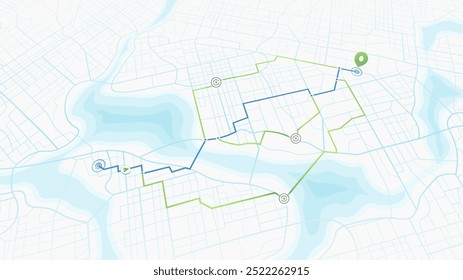 La navegación en el mapa optimiza y recomienda la ubicación de las estaciones de carga a lo largo de la ruta. Concepto de la mejor ruta para evitar atascos de tráfico y recargar su coche