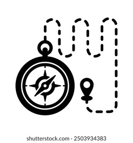 Navigation, orientation, an amazing vector design of compass in modern style