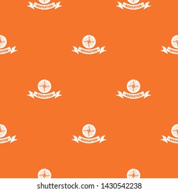Navigation pattern vector orange for any web design best