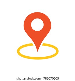 Navigation Pin - Vector Symbol - Map Location