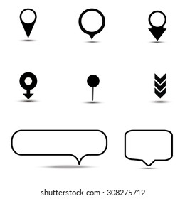 Navigation pins collection
