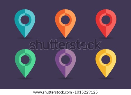 Navigation pins collection