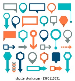 Navigation pins collection for apps and websites