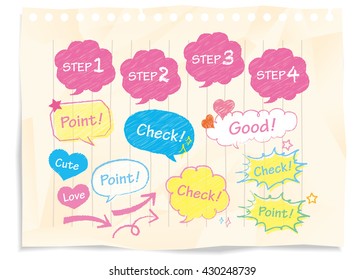 Navigation pins set Vector
